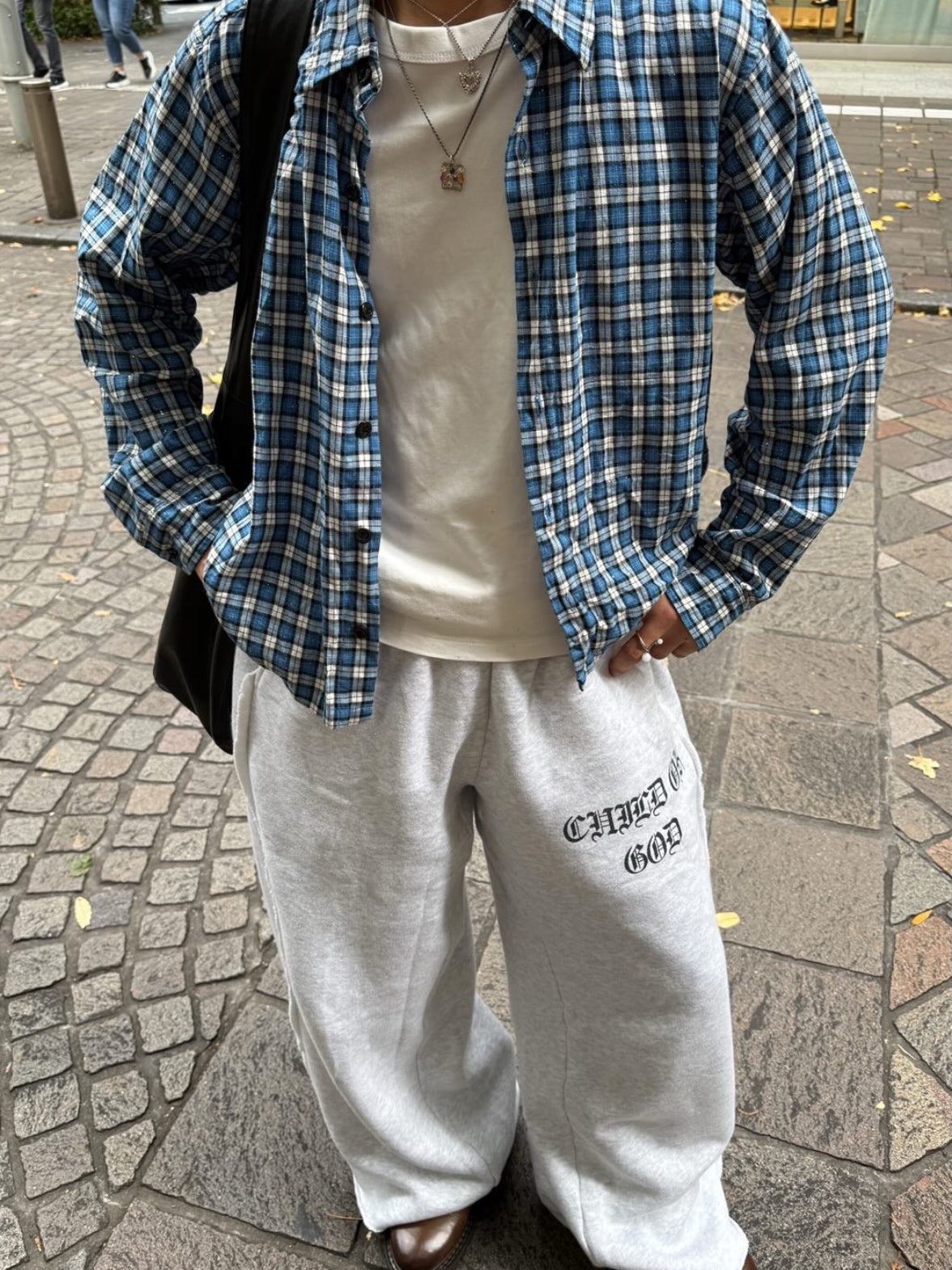 GRACE LAYER BAGGY SWEATPANTS - Prayers Avenu ​