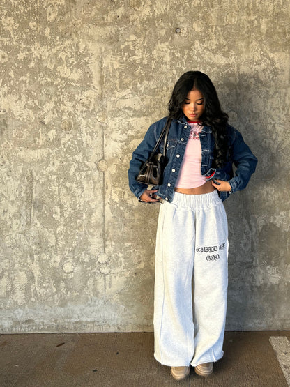 GRACE LAYER BAGGY SWEATPANTS - Prayers Avenu ​