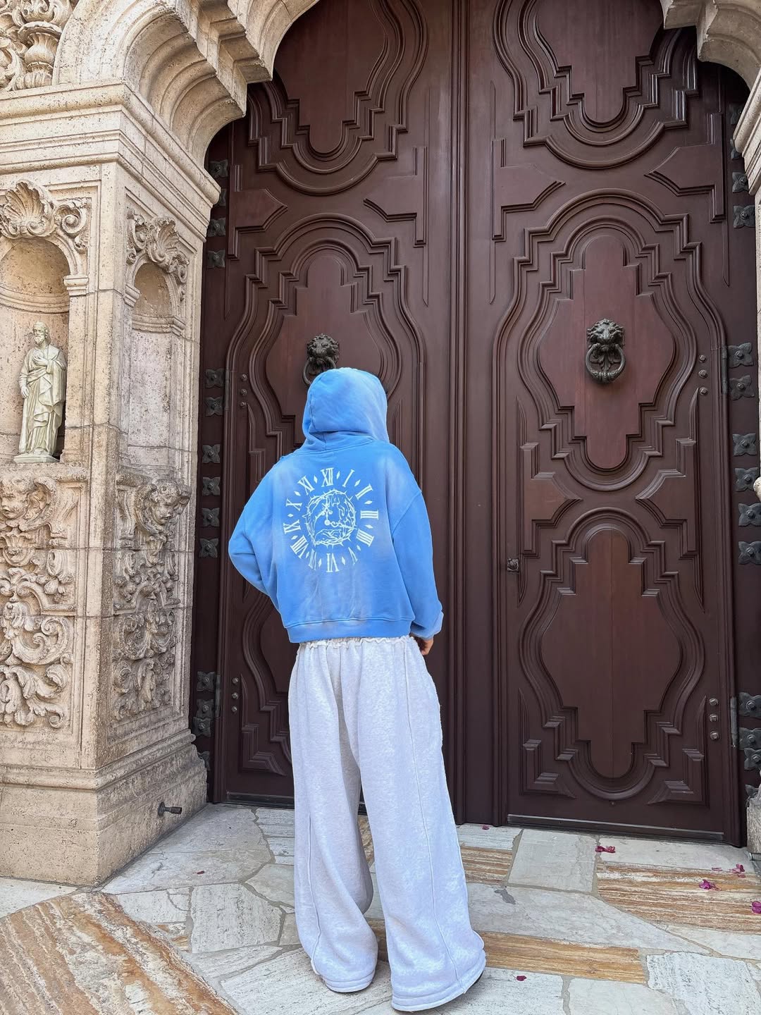 Prayersavenu ジップフーディー JESUS TIME ZIP UP - ARCTIC – Prayers Avenu ​