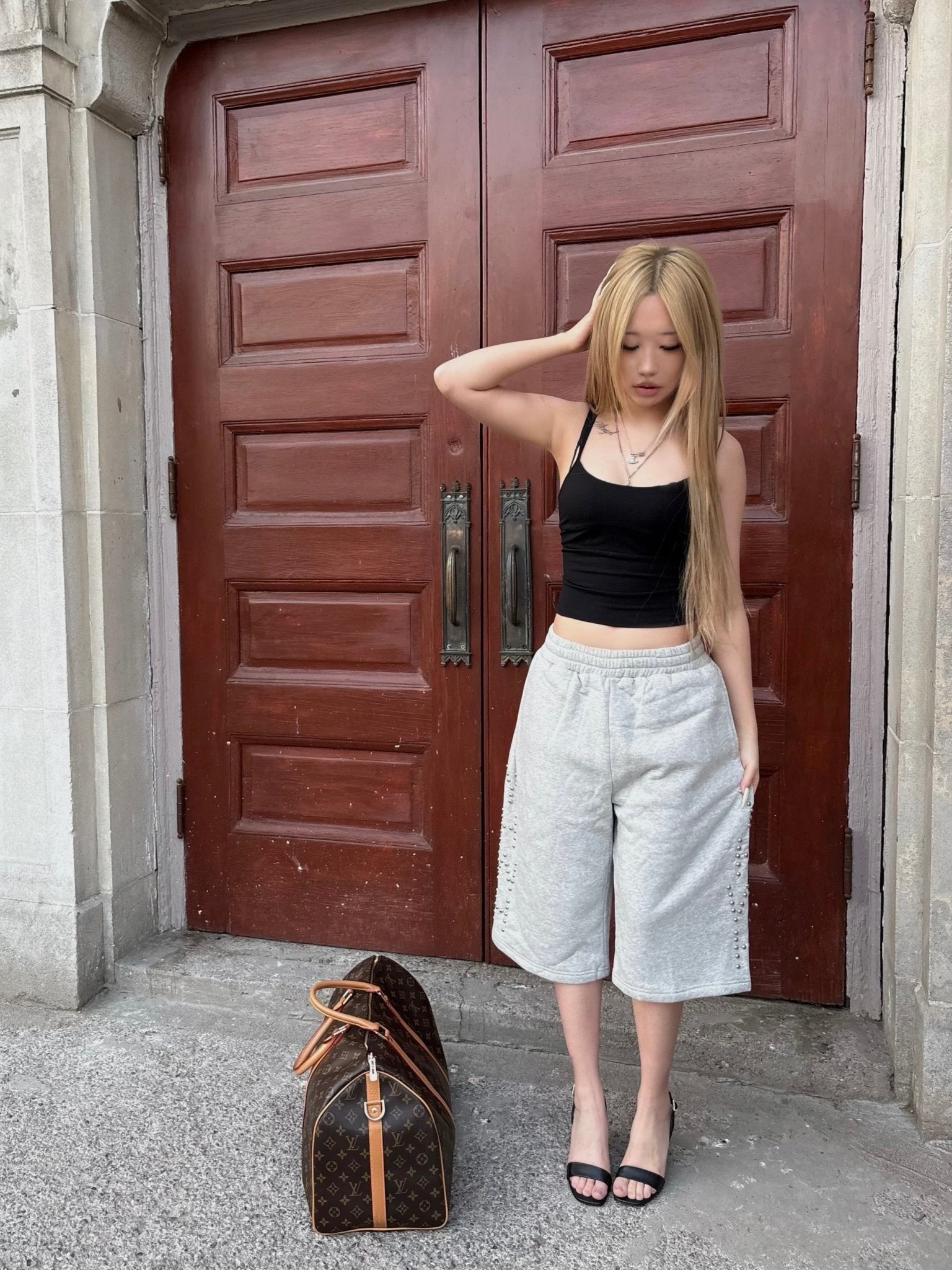 YHWH BAGGY SWEATSHORTS - Prayers Avenu ​